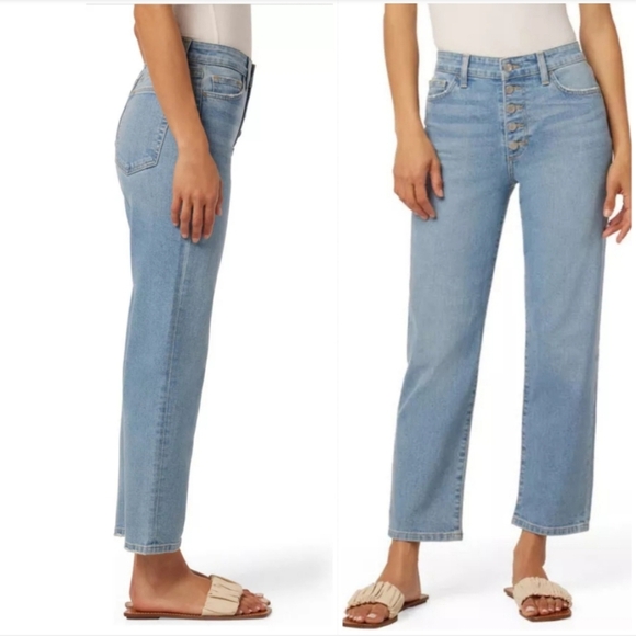 Joe's Jeans High Rise Straight Crop Jeans in Aruna Wash Size 32 NWT - Picture 1 of 12